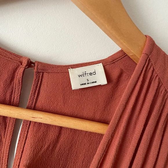 Aritzia Wilfred Illana Wide Leg Jumpsuit Size Small - Picture 10 of 12